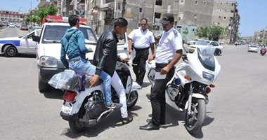 ضبط 6820 مخالفة مرورية متنوعة فى حملة مكبرة بالجيزة