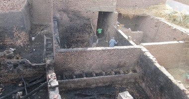 مصرع 4 أشخاص إثر حريق منزل بمركز منفلوط فى أسيوط