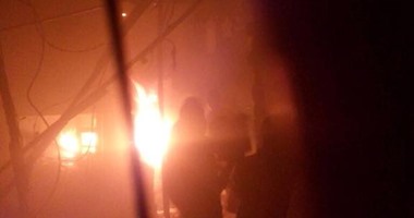 السيطرة على ثالث حريق بالمنوفية بجوار نادى جمهورية شبين الكوم