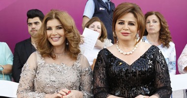 بالصور.. ميرفت أمين وإلهام شاهين تشاركان فى أسبوع الموضة ببيروت