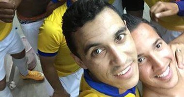"سيلفى" لاعبى الإسماعيلى احتفالا بالفوز على المقاصة
