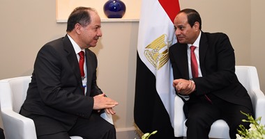 "السيسى" يعقد جلسة مباحثات مع  مسعود برزان ورئيس برلمان كردستان