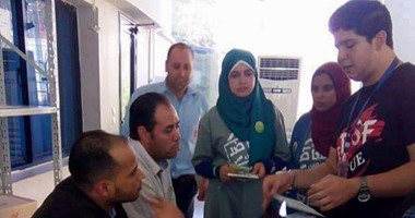 الاتحاد المصرى لطلاب الصيدلة بجامعة المستقبل ينظم حملة توعية ضد فيروس سى