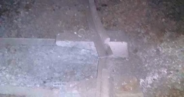 وصول خبراء المفرقعات قرية البيروم بالشرقية بعد تفجير شريط السكة الحديد