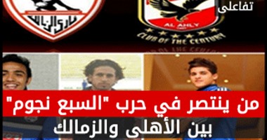 ملف تفاعلى.. من ينتصر فى حرب "السبعة نجوم" بين الأهلى والزمالك؟