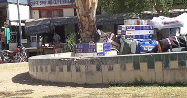 اليوم السابع ترصد عودة الفوضى لميدان المحطة بأسوان
