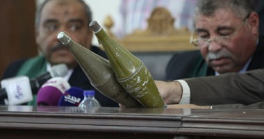 بندقية آلى و"آر بى جى" و3 قذائف ضمن أحراز المتهمين بـ"أنصار بيت المقدس"