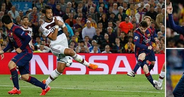 برشلونة يضرب بايرن ميونيخ بثلاثية فى ليلة الملك "ميسى"