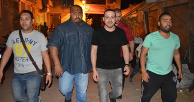 بالصور.. "دياب" يشعل حفل افتتاح مول تكنو بوينت
