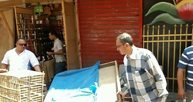 بالصور.. حملة لإزالة االتعديات بحى الجمرك فى الإسكندرية