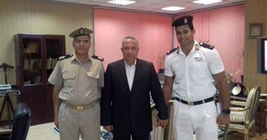 محافظ الشرقية يكرم الضابط بطل أفريفيا فى المصارعة الحرة
