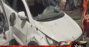بالفيديو.. المشاهد الأولى لمحيط تفجير مدينة الصدر فى العراق
