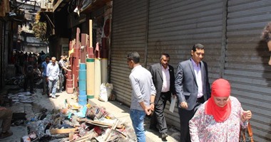 بالصور.. لجنة "المهندسين" تزور موقع حريق الرويعى لإعداد تقرير عن أسبابه