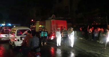 شلل مرورى بمنطقة الأزهر والحسين بسبب حريق الغورية