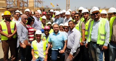 بالصور.. كامل الوزير ورئيس المقاولون العرب يتفقدان منتجع الجلالة السياحى