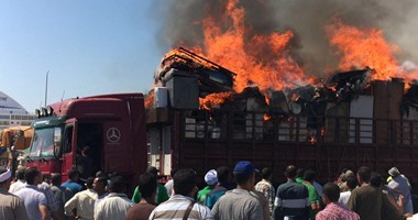 السيطرة على حريق فى مصنع بالمنطقة الصناعية بالعبور بطريق بلبيس الصحراوى