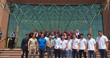 بالصور.. الاتحاد المصرى لطلاب الصيدلة بجامعة بدر يزور المركز الطبى العالمى