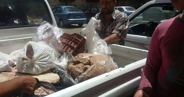 ضبط لحوم غير صالحة للاستهلاك فى كمين أمنى بالسويس