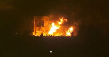 حريق يلتهم مزرعة نخيل على مساحة 10 أفدنة بالخارجة دون خسائر فى الأرواح