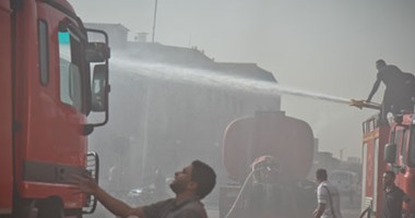 السيطرة على حريق داخل محل بويات بعزبة النخل دون إصابات