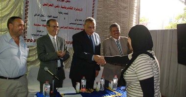 محافظ الجيزة يشهد توزيع جمعية مصطفى محمود أجهزة كهربائية على 47 عروسا يتيمة