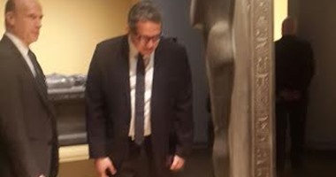 بالصور.. وزير الآثار يفتتح "أسرار مصر الغارقة" بالمتحف البريطانى.. ويدعو العالم لزيارة مصر.. و"قطاع المتاحف": المعرض يضم 293 قطعة أثرية ويهدف لتعريف العالم بعظمة الحضارة المصرية القديمة