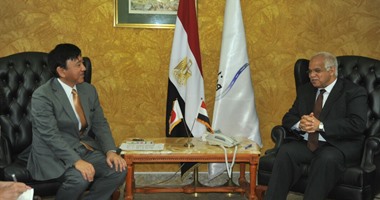 وزير النقل يلتقى السفير اليابانى لمناقشة تنفيذ الخط الرابع للمترو وصيانة كوبرى السلام 