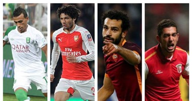   بطولات وإنجازات المحترفين المصريين فى 2016.. الننى يتوج بالدورى السويسرى.. كوكا يحصد أول ألقابه مع براجا.. 3 بطولات تزين مسيرة عبد الشافى مع الأهلى السعودى.. ومحمد صلاح يمنح روما تذكرة دورى الأبطال