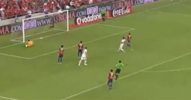 بالفيديو.. دجيكو يتعادل لروما فى الدقيقة 20