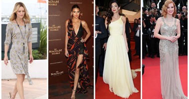باقى من الزمن "يوم".."vogue" تحسم الجدل حول أفضل فساتين مهرجان كان