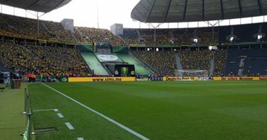 نهائى كأس ألمانيا.. جماهير دورتموند كامل العدد وتزايد مشجعى البايرن