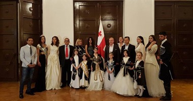 شيخة ال ثانى فى جورجيا لتكريمها بدورة الألعاب العالمية القتالية