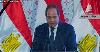 السيسي: لا يمكن "الجزم" بأى فرضية لتفسير سقوط الطائرة المصرية