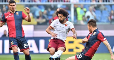 بالفيديو.. ملخص لمسات محمد صلاح أمام جنوى فى الكالتشيو