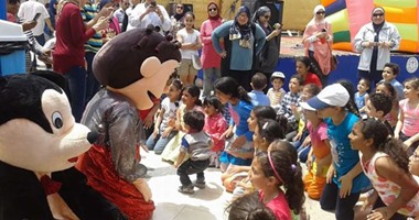 ألعاب أطفال فى احتفالات سموحة بشم النسيم