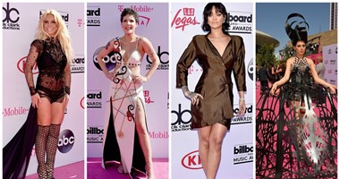 بالفيديو والصور.. أسوأ الإطلالات والأزياء بحفلBillboard  2016.. ريهانا فى المقدمة بفستان  Thierry Mugler.. Z LaLa تقف داخل "فستان قفص" وناطحة سحاب على رأسها.. والقائمة تضم بريتنى وكيشا وهالزى وجوش