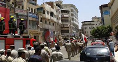 بالصور.. تشييع جثمان الشهيد مجند محمود المجدى فى قرية البصارطة بدمياط