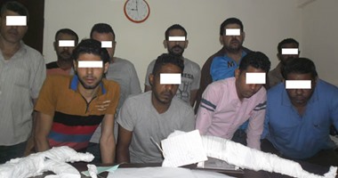 القبض على 10 مسجلين خطر حاولوا فرض السيطرة على مصنع للبطاطين بالمنوفية