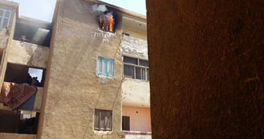 السيطرة على حريق شب بشقة سكنية فى الجيزة 