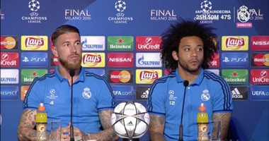 نهائى الأبطال.. تعرف على ما قاله راموس ومارسيلو قبل لقاء أتلتيكو