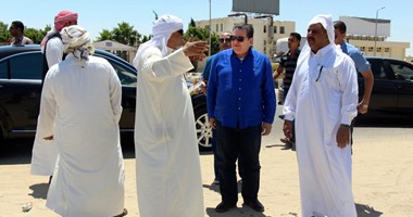 بالصور.. عمر صميدة يقود مسيرة السلام العالمى بالدراجات النارية بـ"العلمين"