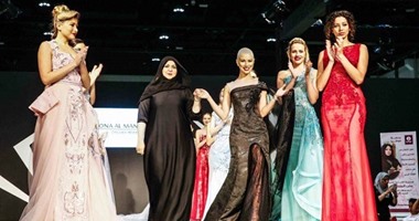 بالصور ..  أحدث تصميمات "منى المنصورى" بعرض chic Lady بأبو ظبى