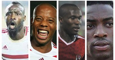 5 أفارقة فشلوا فى الأهلى والزمالك .. إيفونا فشل فى التأقلم مع زملائه بالجزيرة .. أنطوى أسير الدكة الحمراء .. أجوجو تعاقد مع الأبيض للسياحة.. سيسيه لم يضع بصمته فى ميت عقبة .. أرثر صدم مسئولى الأحمر
