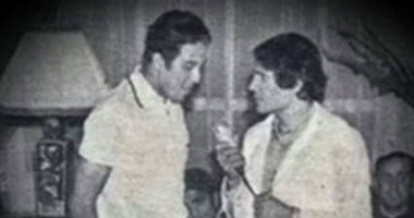 صورة نادرة.. عبد الحليم حافظ مع حارس الاتحاد فى منزله