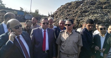 محافظ الدقهلية يهدد بغلق مصنع تدوير القمامة بسبب الرائحة