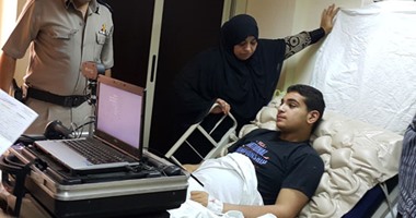 الأحوال المدنية بدمياط تستخرج بطاقة الرقم القومى لمريض بالتخصصى