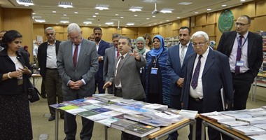 بالصور.. افتتاح معرض الكتاب الأكاديمى بالمنظمة العربية للتنمية الإدارية
