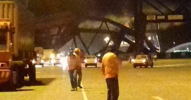 صحافة المواطن: بالصور: أثار تصادم سفينة بونش حاويات عملاق بميناء شرق بورسعيد