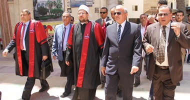 وزير الأوقاف يناقش رسالة دكتوراه فى كلية التربية بجامعة طنطا