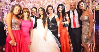 نجوم الفن والسياسة والمشاهير فى زفاف كريم السبكى وشهد رمزى